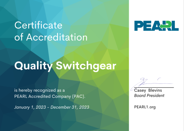 PEARL Accredited Company 2023-10