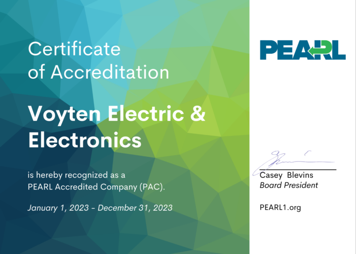 PEARL Accredited Company 2023-5